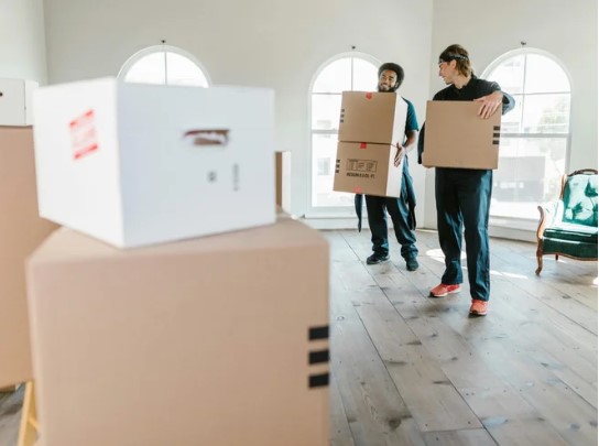 PureFlow team packing and staging contents